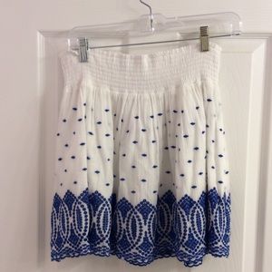 J.Crew Embroidered Skirt